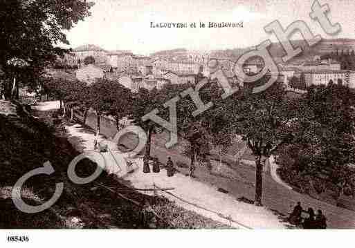 Ville de LALOUVESC, carte postale ancienne