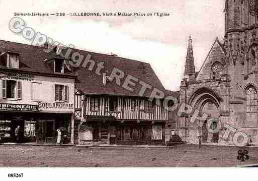 Ville de LILLEBONNE, carte postale ancienne