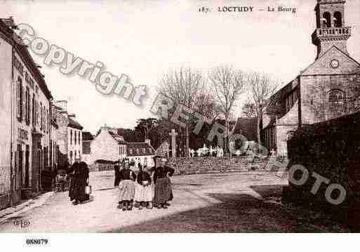 Ville de LOCTUDY, carte postale ancienne