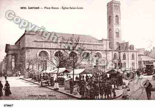 Ville de LORIENT, carte postale ancienne