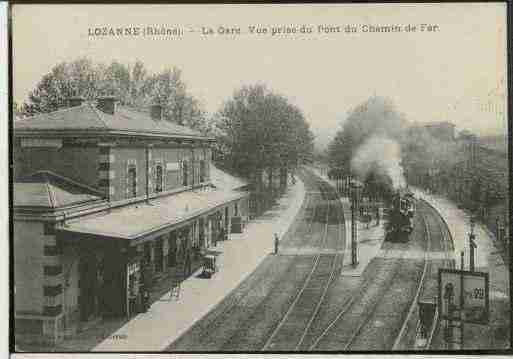 Ville de LOZANNE, carte postale ancienne