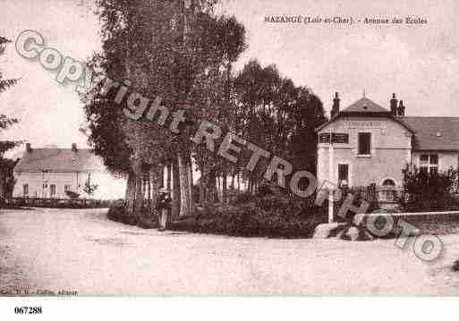 Ville de MAZANGE, carte postale ancienne