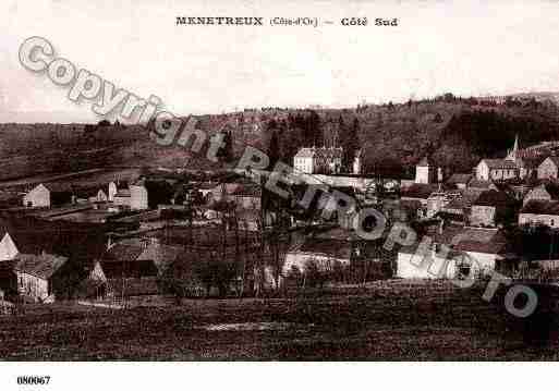 Ville de MENETREUXLEPITOIS, carte postale ancienne