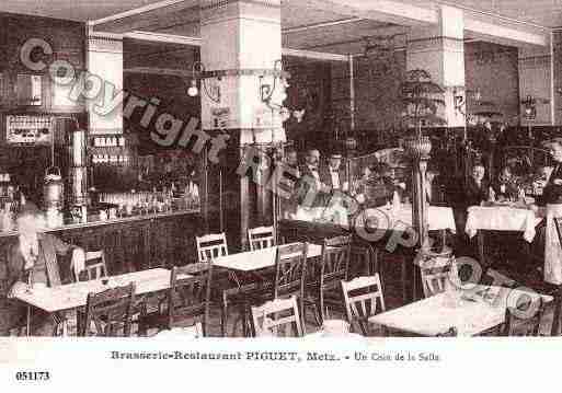 Ville de METZ, carte postale ancienne