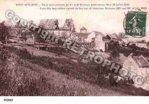 Ville de MISSYAUXBOIS, carte postale ancienne