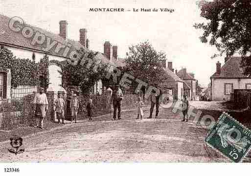 Ville de MONTACHERVILLEGARDIN, carte postale ancienne