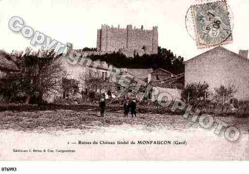 Ville de MONTFAUCON, carte postale ancienne