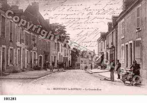 Ville de MONTFORTLEGESNOIS, carte postale ancienne