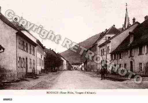 Ville de MOOSCH, carte postale ancienne