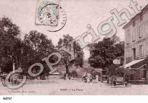 Ville de NANT, carte postale ancienne