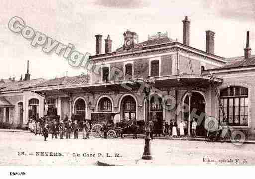 Ville de NEVERS, carte postale ancienne