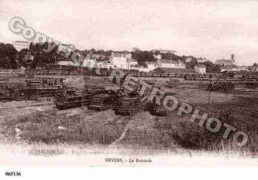 Ville de NEVERS, carte postale ancienne