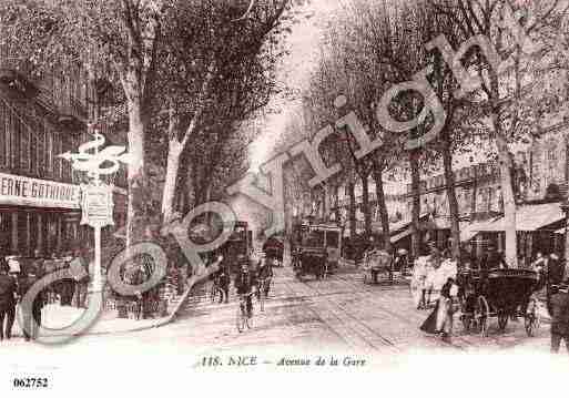 Ville de NICE, carte postale ancienne