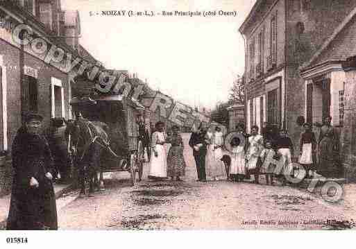 Ville de NOIZAY, carte postale ancienne