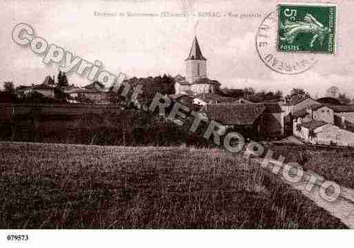 Ville de NONAC, carte postale ancienne Ville de NONAC, carte postale ancienne
