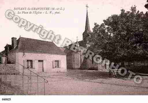 Ville de NOYANTLAGRAVOYERE, carte postale ancienne