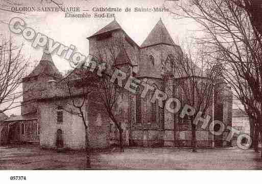 Ville de OLORONSAINTEMARIE, carte postale ancienne