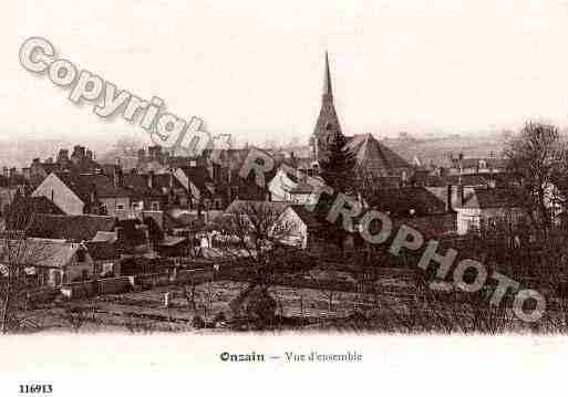 Ville de ONZAIN, carte postale ancienne