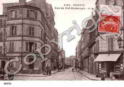 Ville de PANTIN, carte postale ancienne