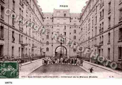Ville de PARIS20, carte postale ancienne