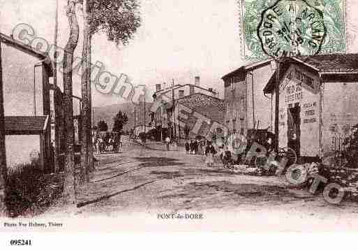 Ville de PESCHADOIRES, carte postale ancienne