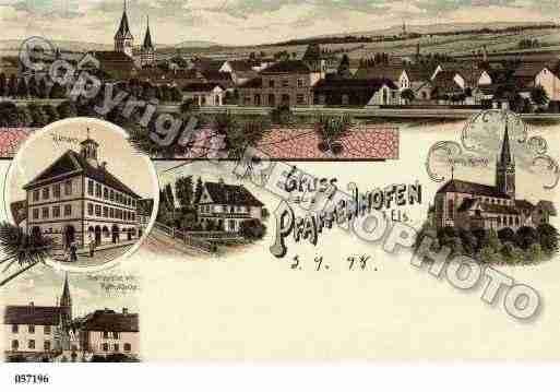 Ville de PFAFFENHOFFEN, carte postale ancienne