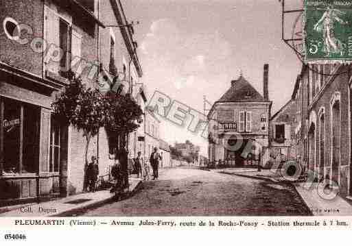 Ville de PLEUMARTIN, carte postale ancienne