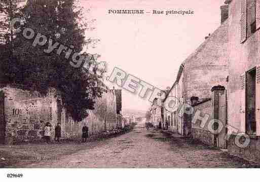 Ville de POMMEUSE, carte postale ancienne