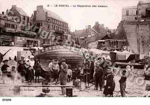 Ville de PORTEL(LE), carte postale ancienne