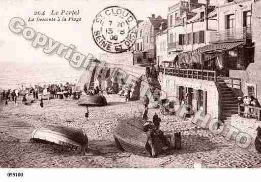 Ville de PORTEL(LE), carte postale ancienne