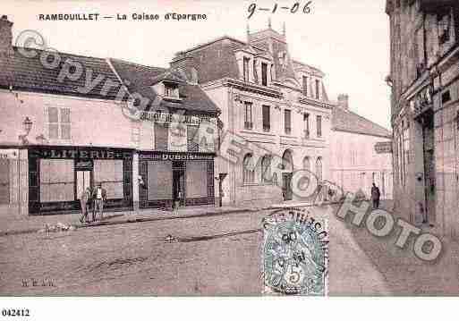 Ville de RAMBOUILLET, carte postale ancienne