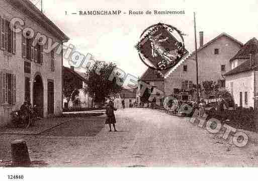 Ville de RAMONCHAMP, carte postale ancienne