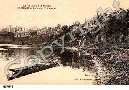 Ville de REVIN, carte postale ancienne