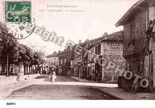 Ville de RIEUMES, carte postale ancienne