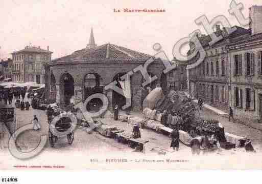 Ville de RIEUMES, carte postale ancienne