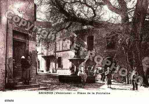 Ville de SAIGNON, carte postale ancienne