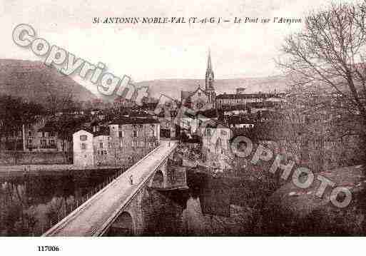 Ville de SAINTANTONINNOBLEVAL, carte postale ancienne