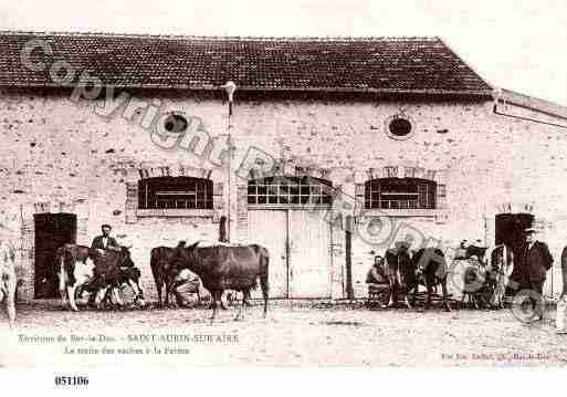 Ville de SAINTAUBINSURAIRE, carte postale ancienne