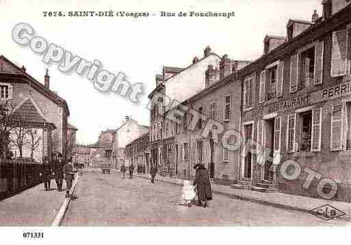 Ville de SAINTDIE, carte postale ancienne