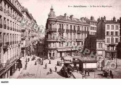 Ville de SAINTETIENNE, carte postale ancienne