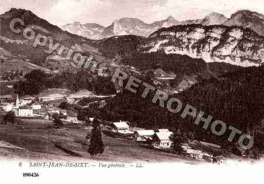 Ville de SAINTJEANDESIXT, carte postale ancienne