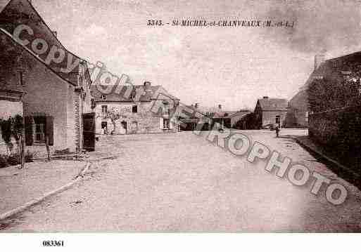 Ville de SAINTMICHELETCHANVEAUX, carte postale ancienne