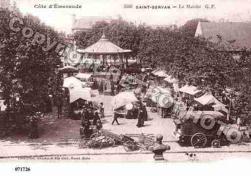 Ville de SAINTSERVAN, carte postale ancienne