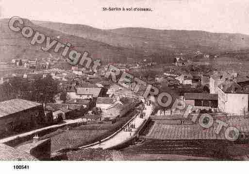 Ville de SAINTSORLIN, carte postale ancienne