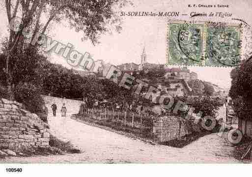 Ville de SAINTSORLIN, carte postale ancienne