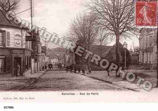 Ville de SARCELLES, carte postale ancienne