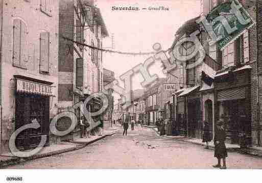 Ville de SAVERDUN, carte postale ancienne