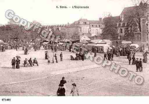 Ville de SENS, carte postale ancienne