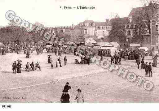 Ville de SENS, carte postale ancienne