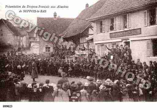 Ville de SEPPOISLEBAS, carte postale ancienne